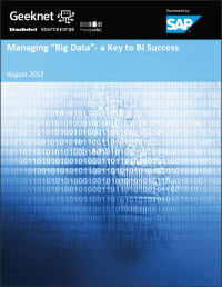 Managing Big Data: A Key to BI Success